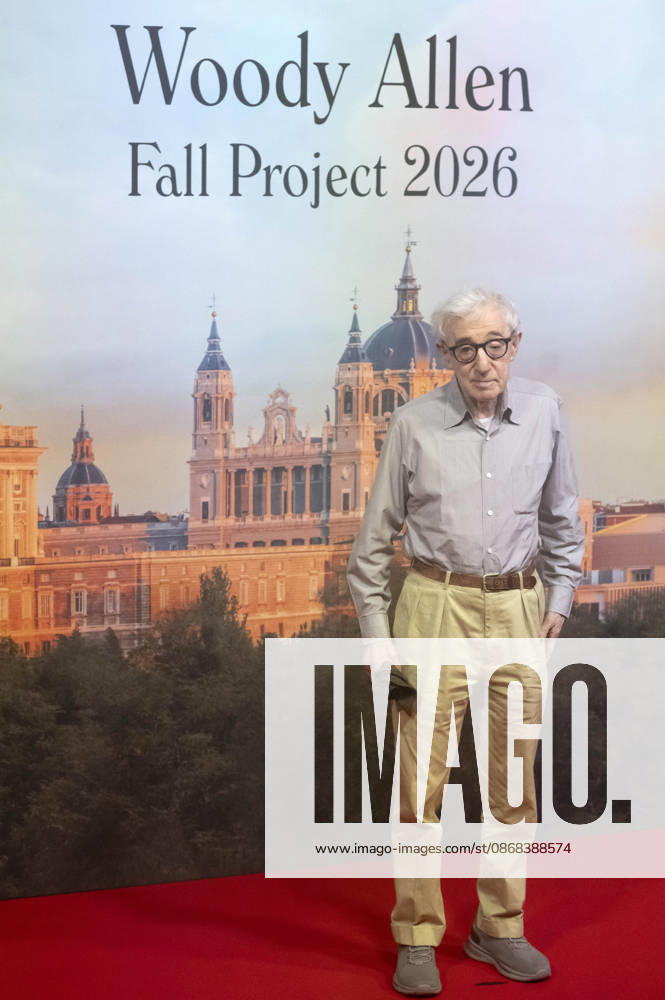 Woody Allen beim offiziellen Empfang zum Drehstart des Woody Allen Fall Project 2026 in den Teatros del Canal. Madrid