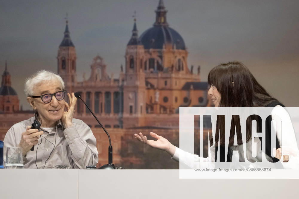 Woody Allen und Alexi Wasser beim offiziellen Empfang zum Drehstart des Woody Allen Fall Project 2026 in den Teatros del Canal. Madrid