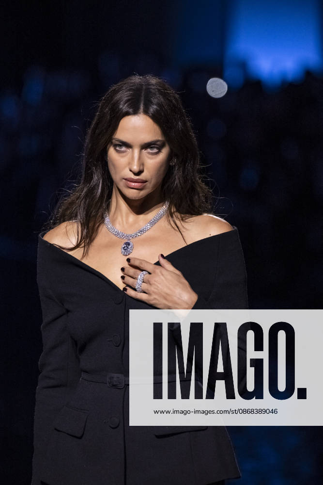 Irina Shayk at the Messika Terres de Contrastes fashion show on the sidelines of the Spring Summer 2027 Ready-to-Wear collections during Paris Fashion Week (PFW) on October 1, 2026, in Paris, France. Messika’s Terres de Contrastes fashion show on the sidelines of the Spring Summer 2027 Ready-to-Wear collections during Paris Fashion Week (PFW) on October 1, 2026, in Paris, France