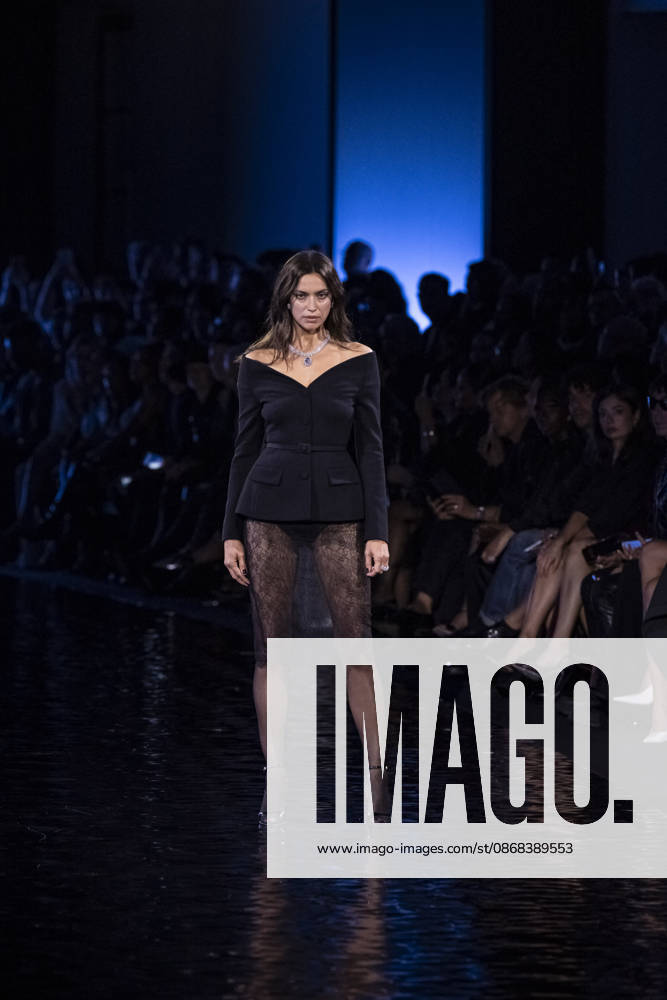 Irina Shayk at the Messika Terres de Contrastes fashion show on the sidelines of the Spring Summer 2027 Ready-to-Wear collections during Paris Fashion Week (PFW) on October 1, 2026, in Paris, France. Messika’s Terres de Contrastes fashion show on the sidelines of the Spring Summer 2027 Ready-to-Wear collections during Paris Fashion Week (PFW) on October 1, 2026, Paris, France