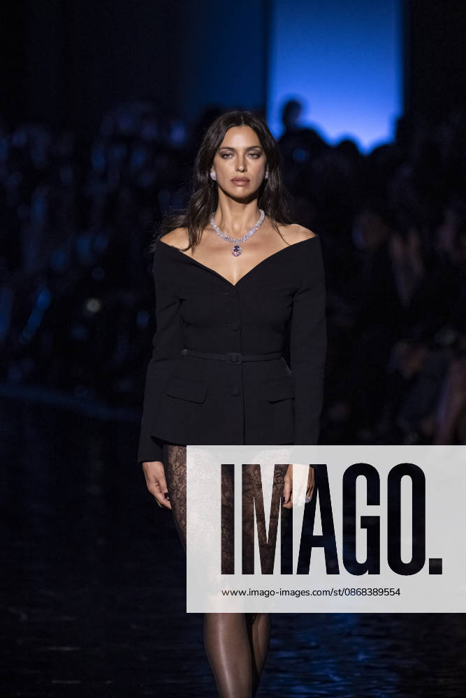 Irina Shayk at the Messika Terres de Contrastes fashion show on the sidelines of the Spring Summer 2027 Ready-to-Wear collections during Paris Fashion Week (PFW) on October 1, 2026, in Paris, France. Messika’s Terres de Contrastes fashion show on the sidelines of the Spring Summer 2027 Ready-to-Wear collections during Paris Fashion Week (PFW) on October 1, 2026, Paris, France