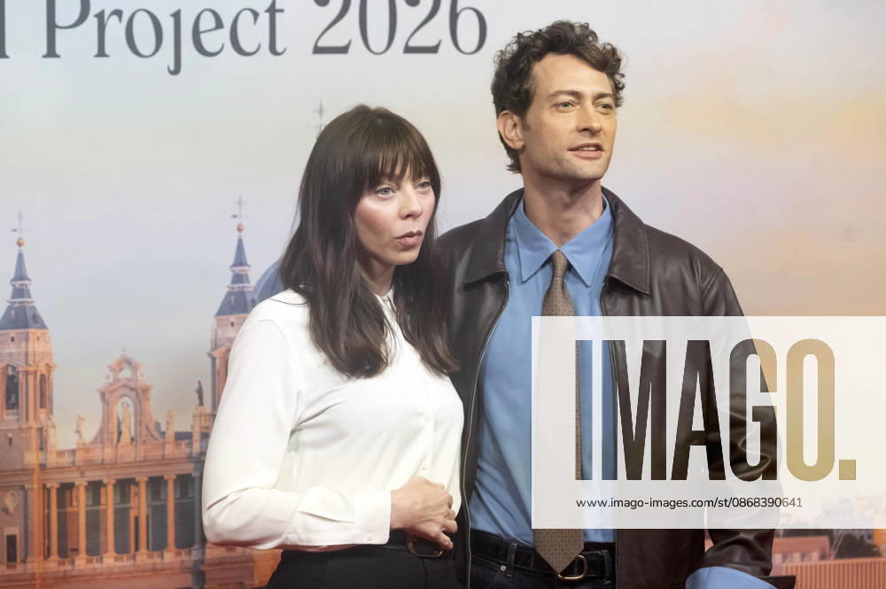 Alexi Wasser und Peter Vives beim offiziellen Empfang zum Drehstart des Woody Allen Fall Project 2026 in den Teatros del Canal. Madrid