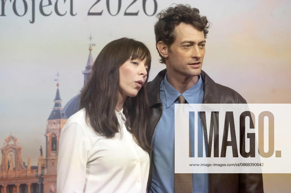 Alexi Wasser und Peter Vives beim offiziellen Empfang zum Drehstart des Woody Allen Fall Project 2026 in den Teatros del Canal. Madrid