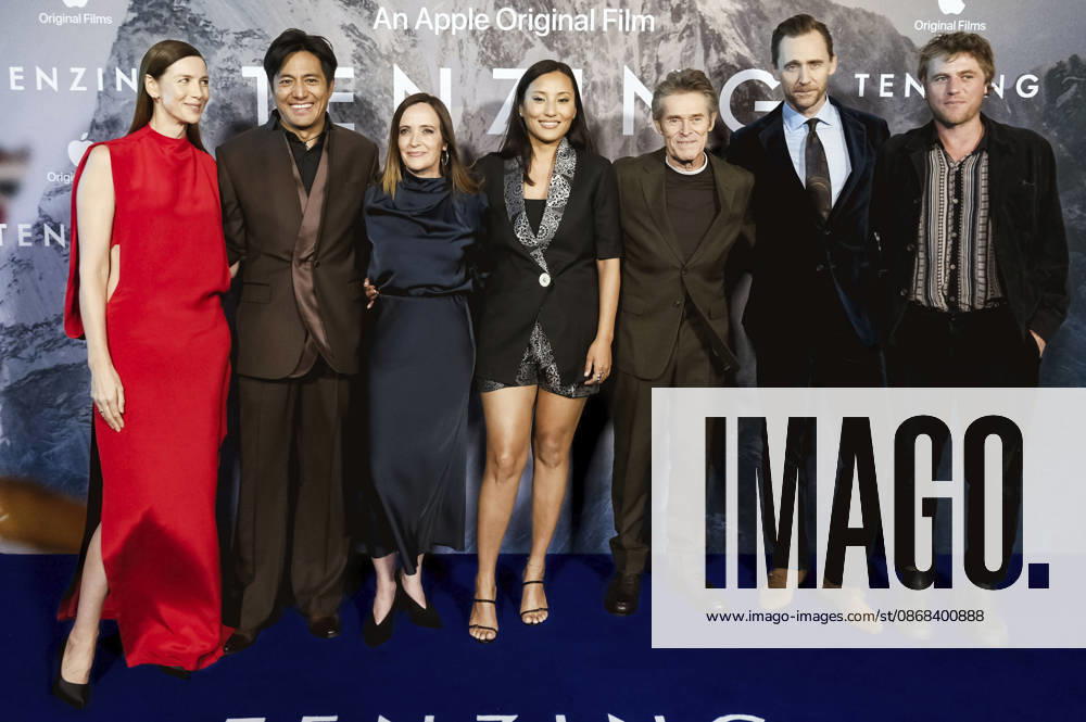 Caitriona Balfe, Genden Phuntsok, Jennifer Peedom, Thinley Lhamo, Willem Dafoe, Tom Hiddleston, und Johnny Flynn beim Gala Screening des Apple TV-Films Tenzing im Curzon, Mayfair. London