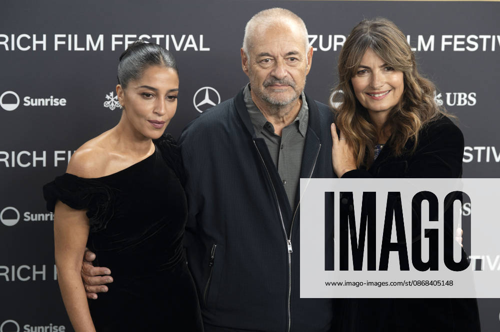Leila Bekhti, Jean-Pierre Jeunet und Valerie Perrin bei der Premiere des Kinofilms Violette Violette oder Frisches Wasser für die Blumen auf dem 22. Zurich Film Festival im Corso. Zürich