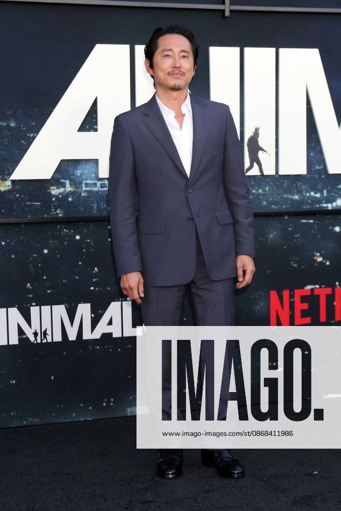 Steven Yeun at arrivals for ANIMALS Premiere, Westwood Village Theatre, Los Angeles, CA, October 01, 2026. Photo By: Priscilla Grant Everett Collection ANIMALS Premiere PUBLICATIONXNOTxINxCANxCHNxFRAxITAxJPNxNORxPOLxRUSxESPxUKxUSA