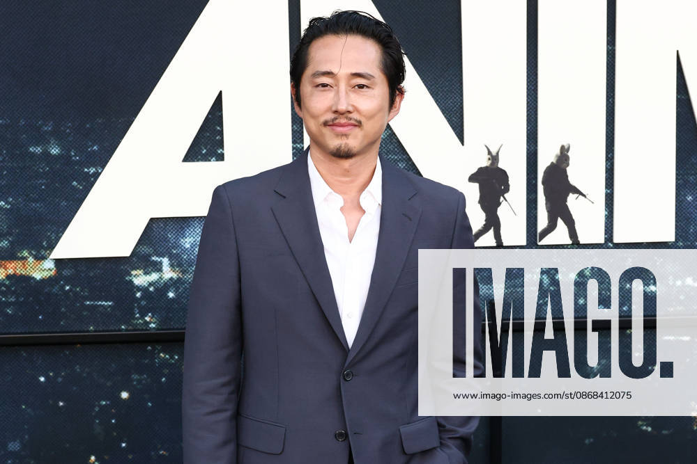 World Premiere Of Netflix s Animals WESTWOOD, LOS ANGELES, CALIFORNIA, USA - OCTOBER 01: Steven Yeun arrives at the World Premiere Of Netflix s Animals held at Westwood Village Theater on October 1, 2026 in Westwood, Los Angeles, California, United States. Westwood Westwood Village Theater California United States