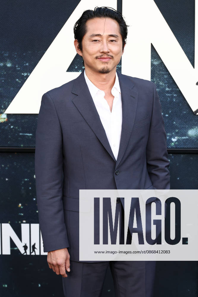 World Premiere Of Netflix s Animals WESTWOOD, LOS ANGELES, CALIFORNIA, USA - OCTOBER 01: Steven Yeun arrives at the World Premiere Of Netflix s Animals held at Westwood Village Theater on October 1, 2026 in Westwood, Los Angeles, California, United States. Westwood Westwood Village Theater California United States