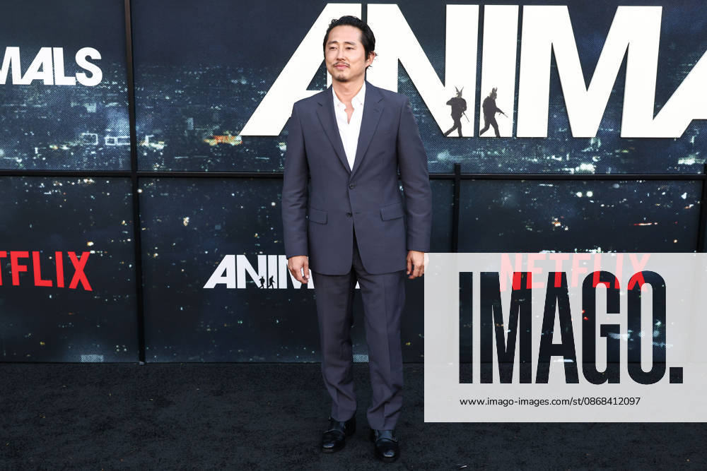 World Premiere Of Netflix s Animals WESTWOOD, LOS ANGELES, CALIFORNIA, USA - OCTOBER 01: Steven Yeun arrives at the World Premiere Of Netflix s Animals held at Westwood Village Theater on October 1, 2026 in Westwood, Los Angeles, California, United States. Westwood Westwood Village Theater California United States