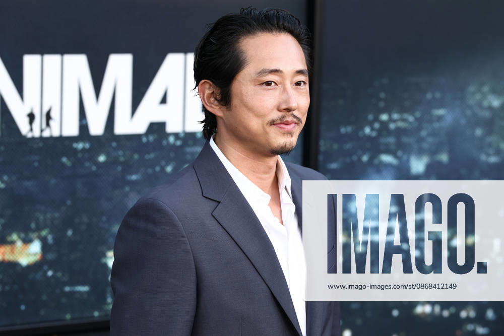 World Premiere Of Netflix s Animals WESTWOOD, LOS ANGELES, CALIFORNIA, USA - OCTOBER 01: Steven Yeun arrives at the World Premiere Of Netflix s Animals held at Westwood Village Theater on October 1, 2026 in Westwood, Los Angeles, California, United States. Westwood Westwood Village Theater California United States