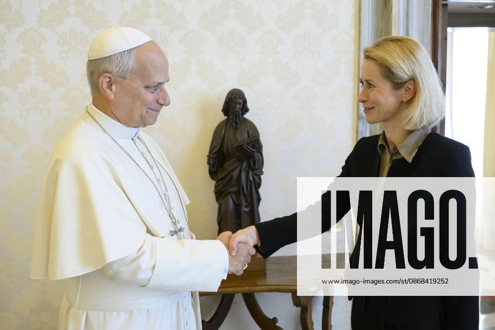 ITALY - PRIVATE AUDIENCE - VATICAN-2026 10 2 Italy, Rome, Vatican, 2026 9 30 Pope Leo XIV receives in a private audience Excellency Ms. Kaja Kallas, High Representative for Foreign Affairs and Vice President of the European Commission at The Vatican . - NO BOOKS