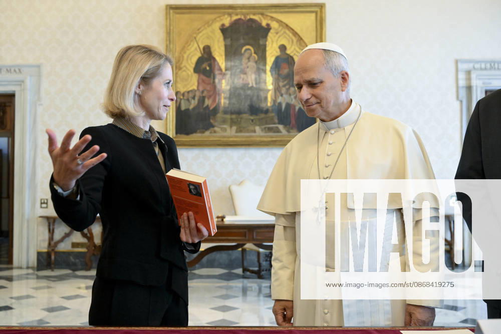 ITALY - PRIVATE AUDIENCE - VATICAN-2026 10 2 Italy, Rome, Vatican, 2026 9 30 Pope Leo XIV receives in a private audience Excellency Ms. Kaja Kallas, High Representative for Foreign Affairs and Vice President of the European Commission at The Vatican . - NO BOOKS