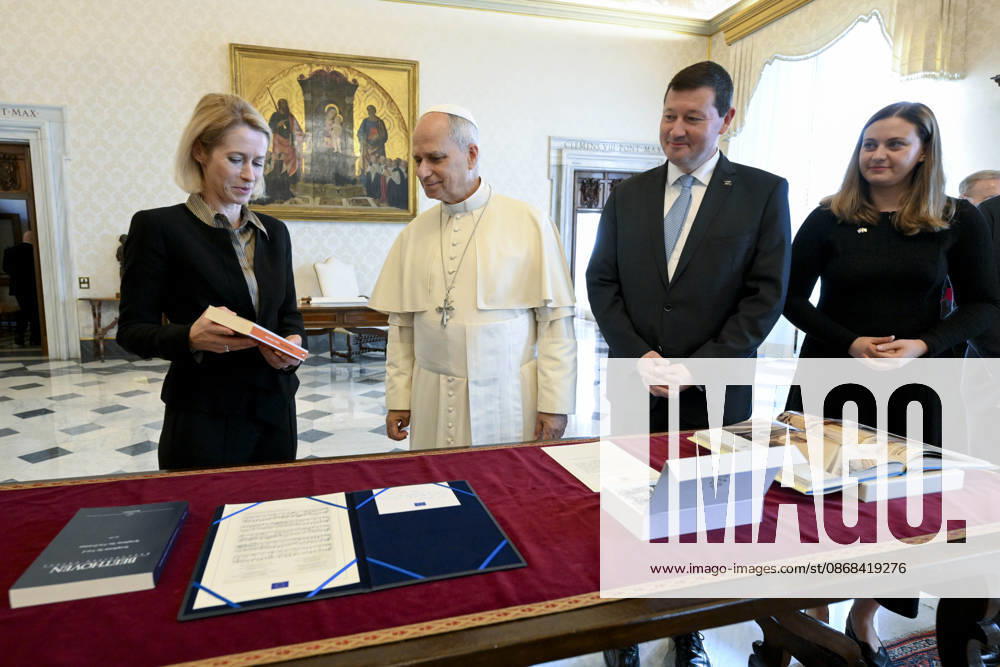 ITALY - PRIVATE AUDIENCE - VATICAN-2026 10 2 Italy, Rome, Vatican, 2026 9 30 Pope Leo XIV receives in a private audience Excellency Ms. Kaja Kallas, High Representative for Foreign Affairs and Vice President of the European Commission at The Vatican . - NO BOOKS