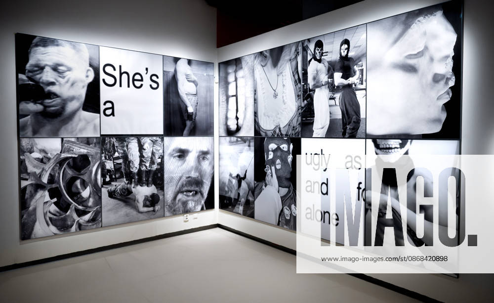 STOCKHOLM 20261002 Jakob Ganslmeier Ana Zibelnik’s work Bereitschaft at Fotografiska’s exhibition Harder Better Faster Stronger Are Men OK STOCKHOLM SWEDEN
