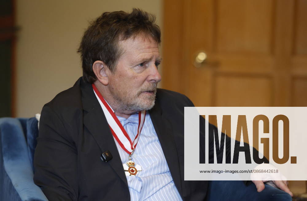 Actor Michael J. Fox speaks during an interview after being invested as a companion of the Order of Canada at Rideau Hall in Ottawa, Friday, Oct. 2, 2026. Ottawa CANADA - ZUMAc35_ 20261002_zaf_c35_052