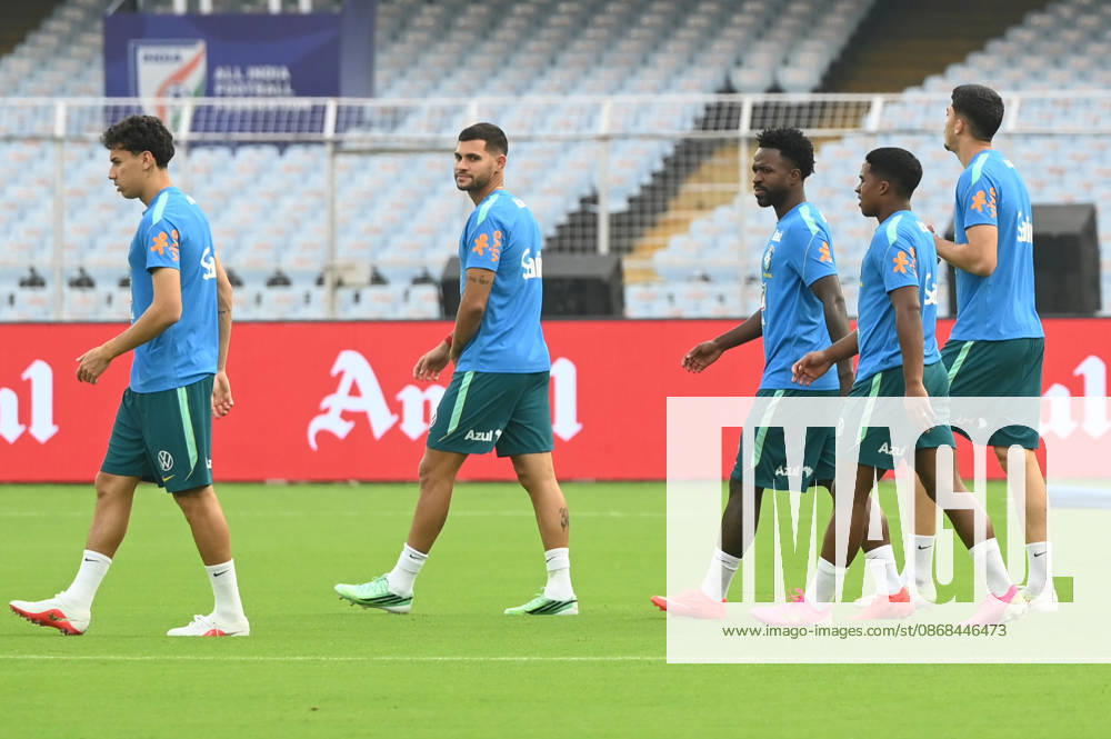 Vinicius Junior of Brazil Men s National Football team during training session ahead of upcoming International Friendly match against India at Vivekananda Yuva Bharati (Salt Lake) Stadium on October 2, 2026 in Kolkata, India. (Photo by Samir Jana Hindustan Times ) Brazil National Football Team Arrive In Kolkata Ahead Of Their Match Against Indian Football Team