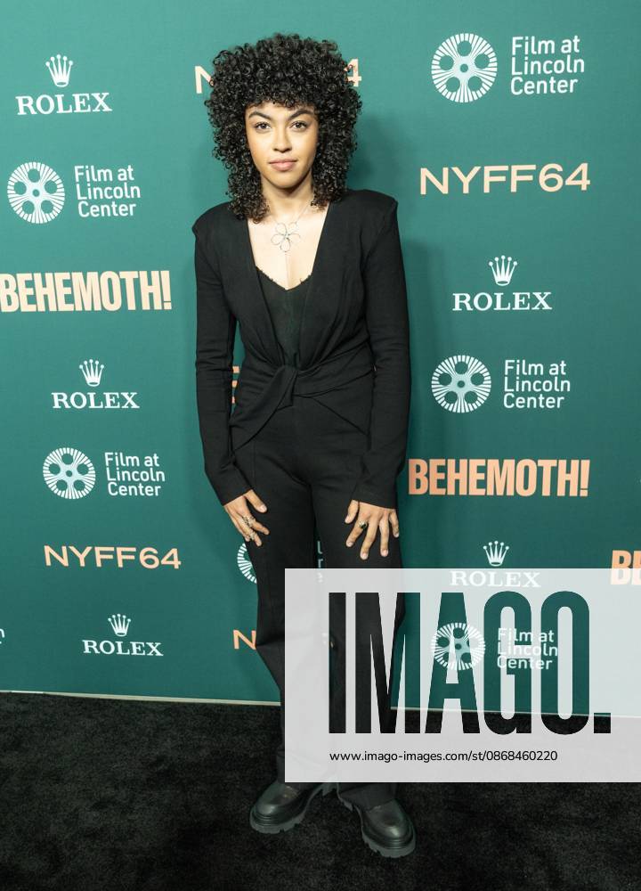Kaya Ralls attends screening of Behemoth at annual NYFF64 at Alice Tully Hall at Lincoln Center in New York, NY on October 2, 2026. Bronx USA - ZUMAr339 20261002_znp_r339_008