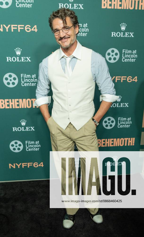 Pedro Pascal wearing dress by Chanel attends screening of Behemoth at annual NYFF64 at Alice Tully Hall at Lincoln Center in New York, NY on October 2, 2026. Bronx USA - ZUMAr339 20261002_znp_r339_033