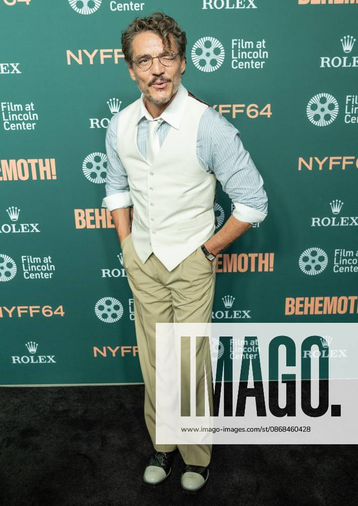 Pedro Pascal wearing dress by Chanel attends screening of Behemoth at annual NYFF64 at Alice Tully Hall at Lincoln Center in New York, NY on October 2, 2026. Bronx USA - ZUMAr339 20261002_znp_r339_035