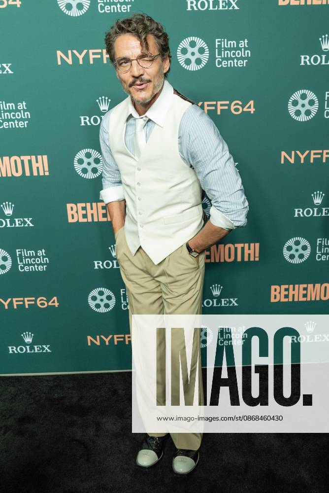 Pedro Pascal wearing dress by Chanel attends screening of Behemoth at annual NYFF64 at Alice Tully Hall at Lincoln Center in New York, NY on October 2, 2026. Bronx USA - ZUMAr339 20261002_znp_r339_036