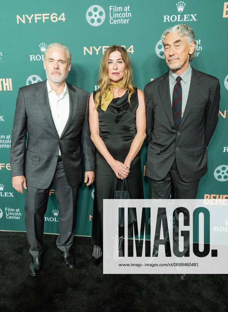 John Gilroy, Sanne Wohlenberg and Tony Gilroy attend screening of Behemoth at annual NYFF64 at Alice Tully Hall at Lincoln Center in New York, NY on October 2, 2026. Bronx USA - ZUMAr339 20261002_znp_r339_021