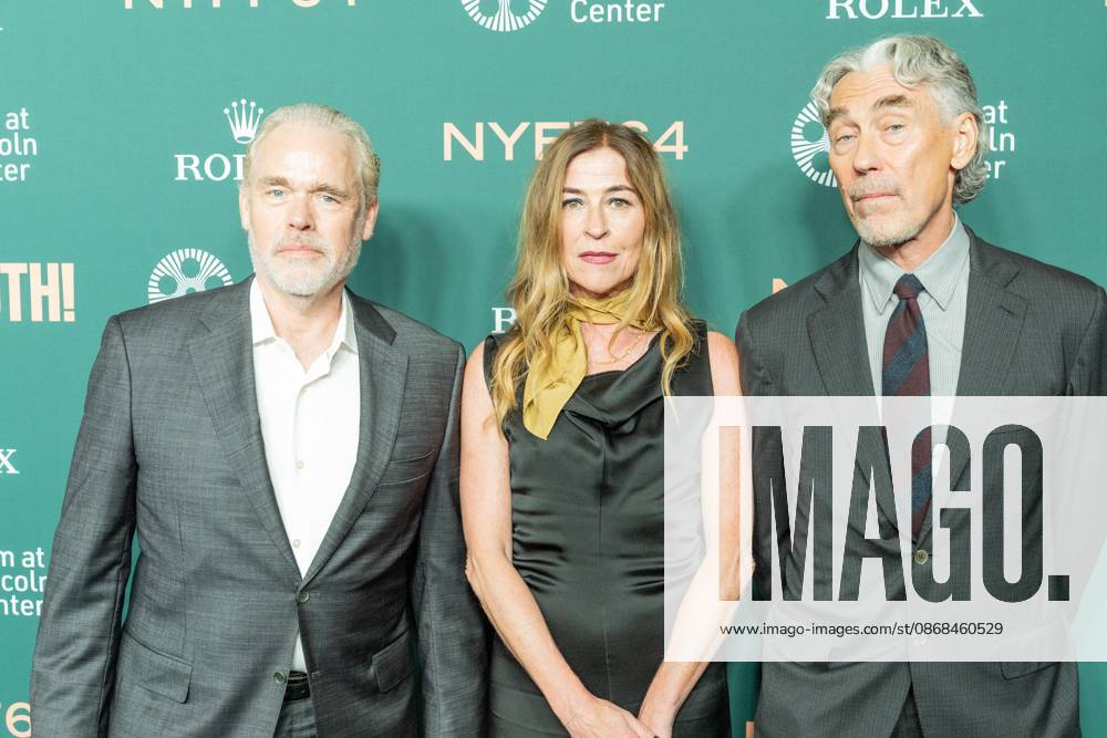 John Gilroy, Sanne Wohlenberg and Tony Gilroy attend screening of Behemoth at annual NYFF64 at Alice Tully Hall at Lincoln Center in New York, NY on October 2, 2026. Bronx USA - ZUMAr339 20261002_znp_r339_020