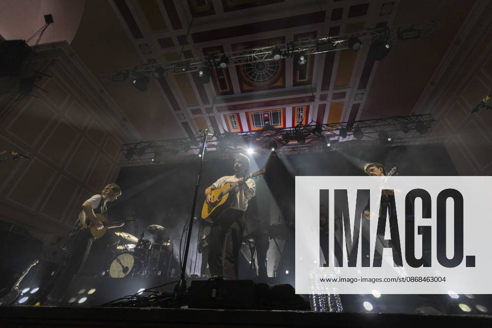 Amble, performs live, at O2 City Hall, Newcastle, UK, on 2 October 2026 Ross McNerney, Robbie Cunningham and Oisin McCaffrey of Amble, performs live, at O2 City Hall, Newcastle, UK, on 2 October 2026, Credit:David Wala Avalon Tyne and Wear, Newcastle