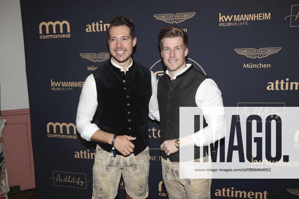 Henrik Heüveldop alias Dr. Rick und Dominik Bettray alias Dr. Nick beim 2. Fine Time Business Club Oktoberfest 2026 im Käfer-Stammhaus. München