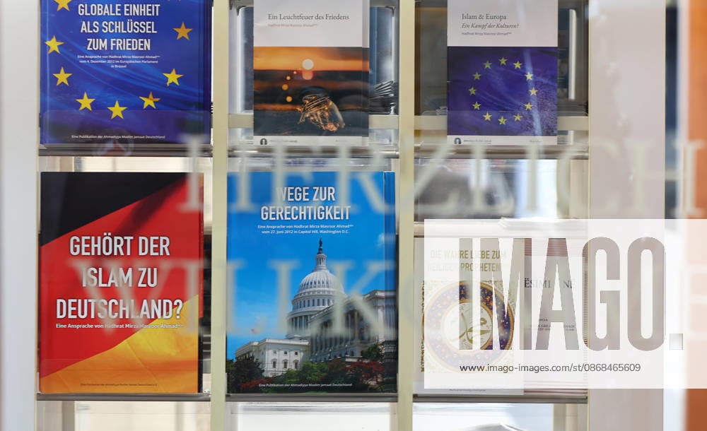 Open Mosque Day in Germany Open Mosque Day in Germany. Books are seen the mosque Bait ur Rehman Moschee in Nuremberg, Germany . October 03rd , 2026 Photo by Davide Elias