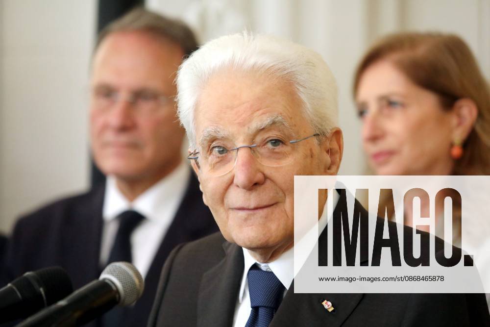 Sergio Mattarella in Monaco PHOTOPQR NICE MATIN Cyril Dodergny Monaco October 3, 2026 Monaco, October 3, 2026, Hotel Hermitage Italian President,Sergio Mattarella, and his daughter Laura, met with Italians residing in Monaco Monaco, October 3, 2026 – Hotel Hermitage – Italian President Sergio Mattarella and his daughter Laura met with Italians residing in Monaco Monaco, France