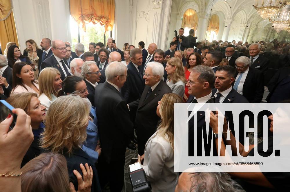 Sergio Mattarella in Monaco PHOTOPQR NICE MATIN Cyril Dodergny Monaco October 3, 2026 Monaco, October 3, 2026, Hotel Hermitage Italian President,Sergio Mattarella, and his daughter Laura, met with Italians residing in Monaco Monaco, October 3, 2026 – Hotel Hermitage – Italian President Sergio Mattarella and his daughter Laura met with Italians residing in Monaco Monaco, France