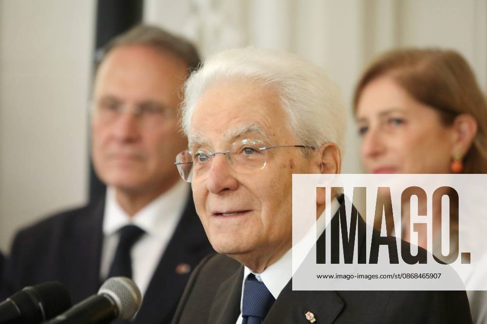 Sergio Mattarella in Monaco PHOTOPQR NICE MATIN Cyril Dodergny Monaco October 3, 2026 Monaco, October 3, 2026, Hotel Hermitage Italian President,Sergio Mattarella, and his daughter Laura, met with Italians residing in Monaco Monaco, October 3, 2026 – Hotel Hermitage – Italian President Sergio Mattarella and his daughter Laura met with Italians residing in Monaco Monaco, France