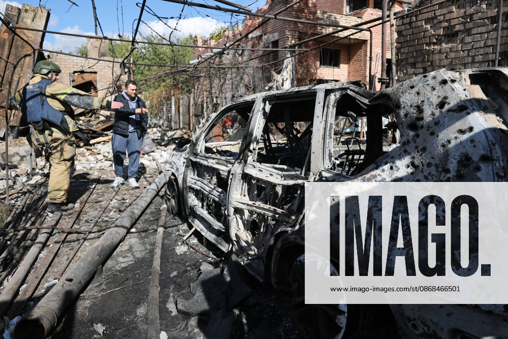 RUSSIA, DONETSK - OCTOBER 3, 2026: A house suffers damage from a drone strike on Donetsk s Kiyevsky District. Dmitry Yagodkin TASS 98711999
