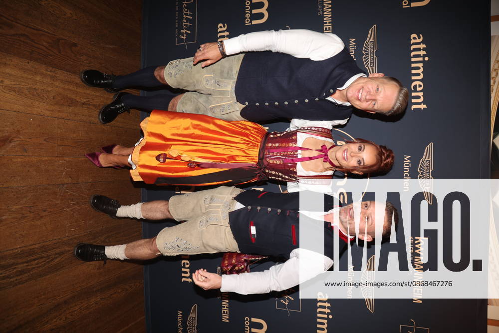 Axel Kahn, Tiger Kirchharz und Gast beim 2. Fine Time Business Club Oktoberfest 2026 im Käfer-Stammhaus. München