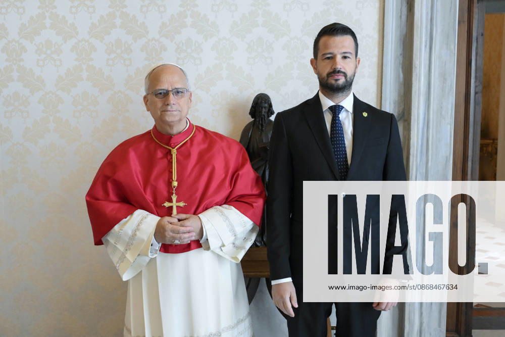 ITALY - PRIVATE AUDIENCE - VATICAN-2026 10 3 Italy, Rome, Vatican, 2026 10 3 Pope Leo XIV receives in a private audience S.E. il Signor Jakov Milatovic, President of Montenegro at The Vatican . - NO BOOKS