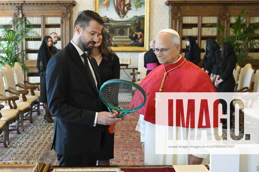ITALY - PRIVATE AUDIENCE - VATICAN-2026 10 3 Italy, Rome, Vatican, 2026 10 3 Pope Leo XIV receives in a private audience S.E. il Signor Jakov Milatovic, President of Montenegro at The Vatican . - NO BOOKS