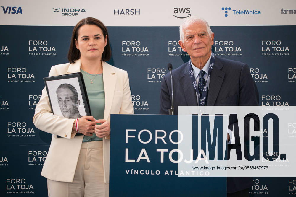 Day Three of the La Toja Vínculo Atlántico Forum I D The leader of the democratic opposition in Belarus, Svetlana Tikhanovskaya, and the former High Representative of the European Union for Foreign Affairs and Security Policy, Josep Borrell, during the La Toja Atlantic Link Forum on October 3, 2026, in O Grove, Pontevedra, Galicia, Spain. The La Toja Vínculo Atlántico Forum is a renowned annual forum for debate and reflection focused on the defense of liberal democracy, the Atlantic partnership, and international cooperation. Founded in 2019 on the initiative of Josep Piqué, Amancio López Seijas, and the Hotusa Group, it brings together prominent political and business leaders, academics, and representatives of civil society on the island