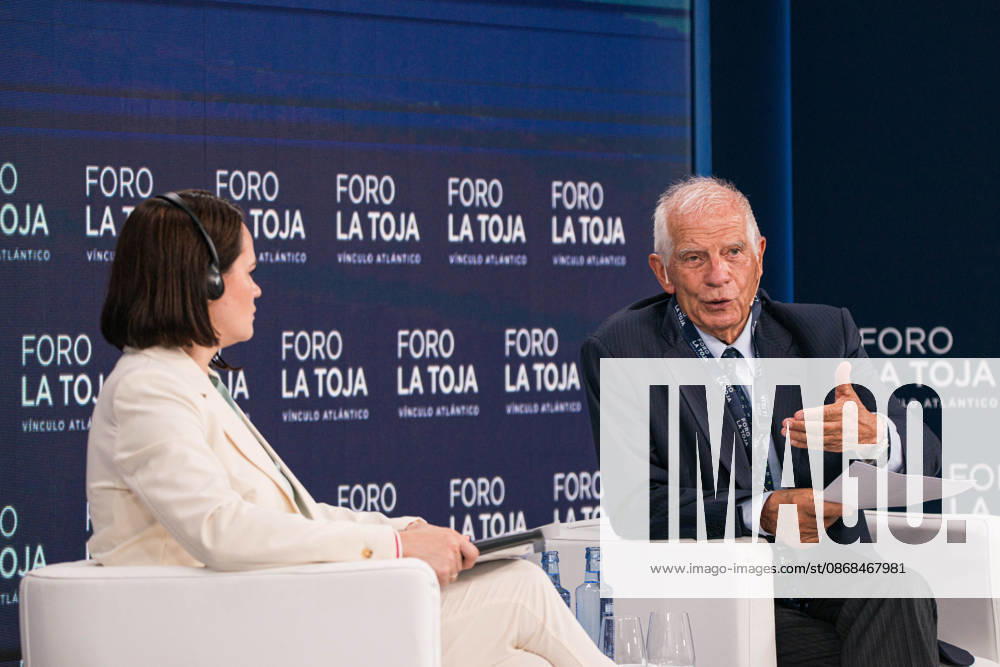 Day Three of the La Toja Vínculo Atlántico Forum I D The leader of the democratic opposition in Belarus, Svetlana Tikhanovskaya, and the former High Representative of the European Union for Foreign Affairs and Security Policy, Josep Borrell, during the La Toja Atlantic Link Forum on October 3, 2026, in O Grove, Pontevedra, Galicia, Spain. The La Toja Vínculo Atlántico Forum is a renowned annual forum for debate and reflection focused on the defense of liberal democracy, the Atlantic partnership, and international cooperation. Founded in 2019 on the initiative of Josep Piqué, Amancio López Seijas, and the Hotusa Group, it brings together prominent political and business leaders, academics, and representatives of civil society on the island