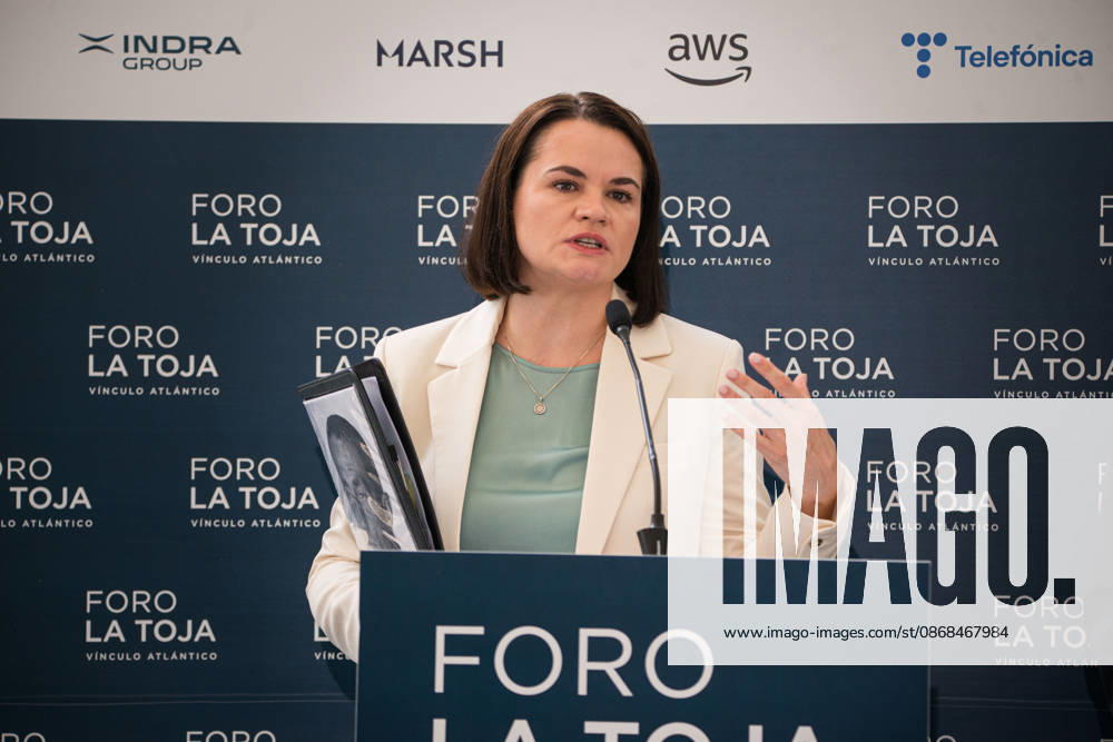Third Day of the La Toja Vínculo Atlántico Forum Belarusian democratic opposition leader Svetlana Tikhanovskaya during the La Toja Vínculo Atlántico Forum on October 3, 2026, in O Grove, Pontevedra, Galicia, Spain. The La Toja Atlantic Link Forum is a renowned annual forum for debate and reflection focused on the defense of liberal democracy, the Atlantic link, and international cooperation. Founded in 2019 on the initiative of Josep Piqué, Amancio López Seijas, and the Hotusa Group, it brings together prominent political and business leaders, academics, and representatives of civil society on the island of La Toja. OCTOBER 3, 2026 Elena Ferná O Grove, Pontevedra, Galicia O Grove, Pontevedra, Galicia, Spain