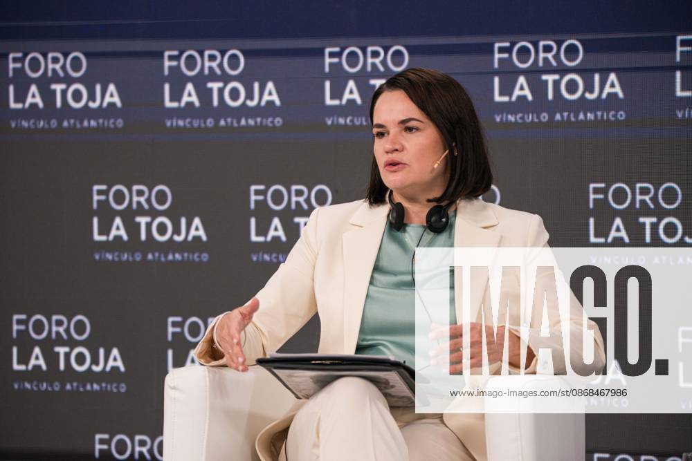 Third Day of the La Toja Vínculo Atlántico Forum Belarusian democratic opposition leader Svetlana Tikhanovskaya during the La Toja Vínculo Atlántico Forum on October 3, 2026, in O Grove, Pontevedra, Galicia, Spain. The La Toja Atlantic Link Forum is a renowned annual forum for debate and reflection focused on the defense of liberal democracy, the Atlantic link, and international cooperation. Founded in 2019 on the initiative of Josep Piqué, Amancio López Seijas, and the Hotusa Group, it brings together prominent political and business leaders, academics, and representatives of civil society on the island of La Toja. OCTOBER 3, 2026 Elena Ferná O Grove, Pontevedra, Galicia O Grove, Pontevedra, Galicia, Spain