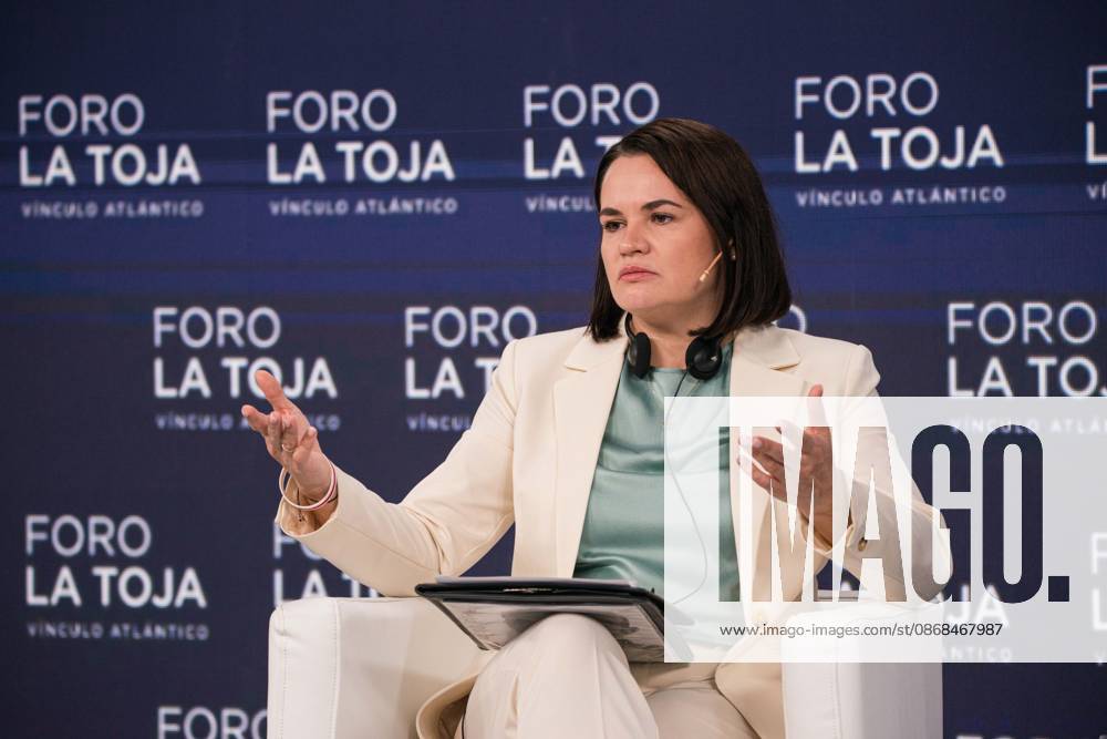 Third Day of the La Toja Vínculo Atlántico Forum Belarusian democratic opposition leader Svetlana Tikhanovskaya during the La Toja Vínculo Atlántico Forum on October 3, 2026, in O Grove, Pontevedra, Galicia, Spain. The La Toja Atlantic Link Forum is a renowned annual forum for debate and reflection focused on the defense of liberal democracy, the Atlantic link, and international cooperation. Founded in 2019 on the initiative of Josep Piqué, Amancio López Seijas, and the Hotusa Group, it brings together prominent political and business leaders, academics, and representatives of civil society on the island of La Toja. OCTOBER 3, 2026 Elena Ferná O Grove, Pontevedra, Galicia O Grove, Pontevedra, Galicia, Spain