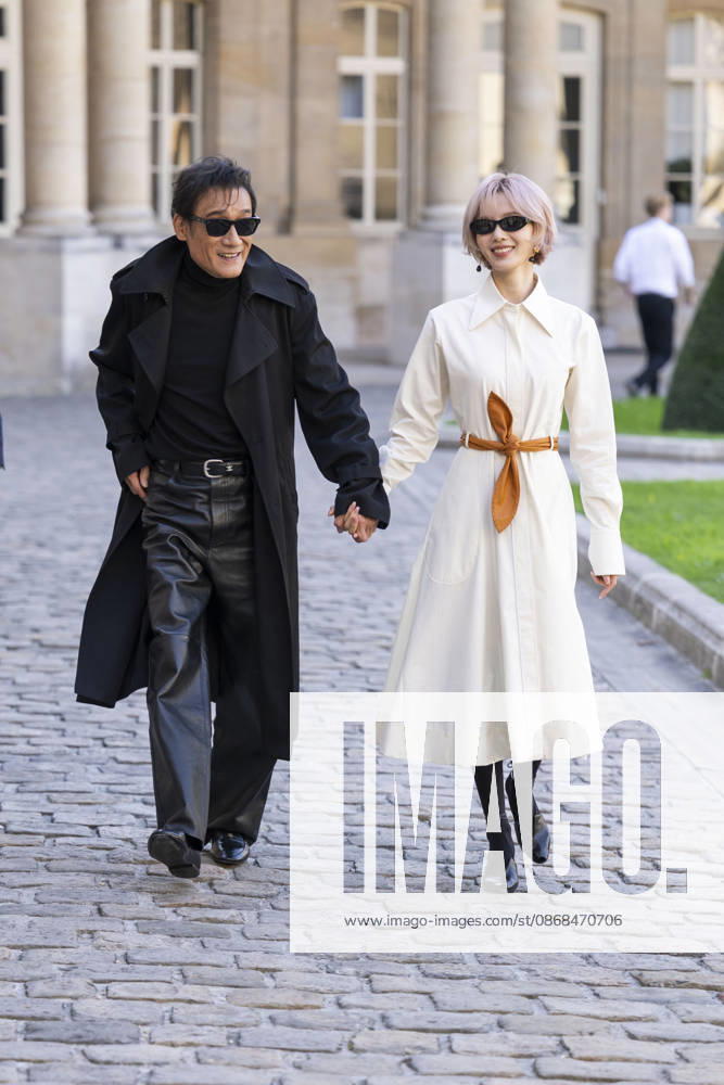 Tony Leung Ka-fai and Liu Shishi at the photocall for the Céline Spring Summer 2027 Women’s Ready-to-Wear collection during Paris Fashion Week (PFW) at the National Archives Museum in Paris, France, on October 3, 2026. Olivier Borde, Bestimage. Photocall at the Céline fashion show as part of Paris RTW Spring Summer 2027 Fashion Week, held at the Musée National des Archives on October 3, 2026, in Paris, France. Paris, France