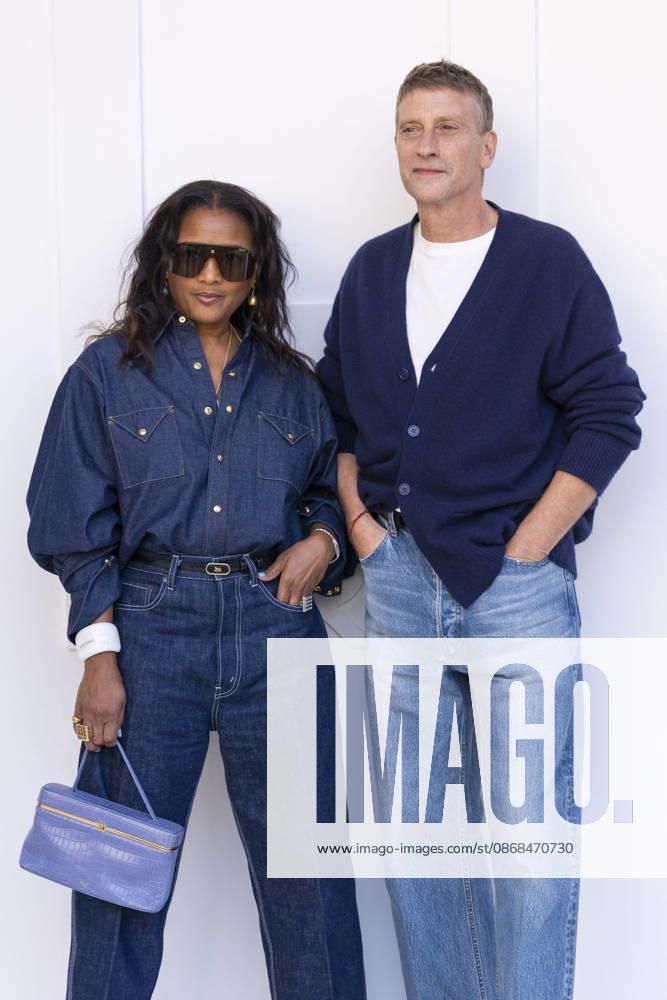 Patrice Rushen and Andrew Hale at the photocall for the Céline Spring Summer 2027 Women’s Ready-to-Wear collection during Paris Fashion Week (PFW) at the National Archives Museum in Paris, France, on October 3, 2026. Olivier Borde, Bestimage. Photocall at the Céline fashion show as part of Paris RTW Spring Summer 2027 Fashion Week, held at the Musée National des Archives on October 3, 2026, in Paris, France. Paris, France