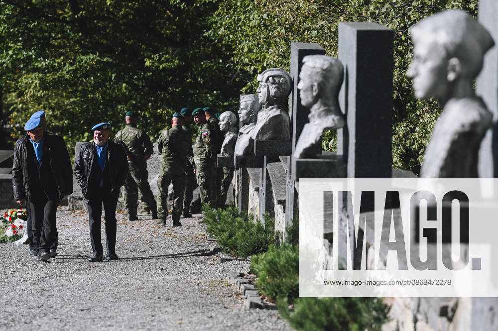 82nd anniversary of the Carpathina-Dukla Operation SVIDNIK, SLOVAKIA – OCTOBER 3: Slovak officials, military personnel and members of the public gather to commemorate the 82nd anniversary of the Carpathian-Dukla Operation, one of the bloodiest military operations fought on Slovak territory during World War II. The commemorations take place at the Military Historical Museum in Svidnik and at the Dukla battlefield memorial complex, honouring the soldiers who fought and died during the operation, which marked the beginning of the direct liberation of Czechoslovakia. Robert Nemeti Anadolu Svidnik Slovakia. Editorial use only. Please get in touch for any other usage.