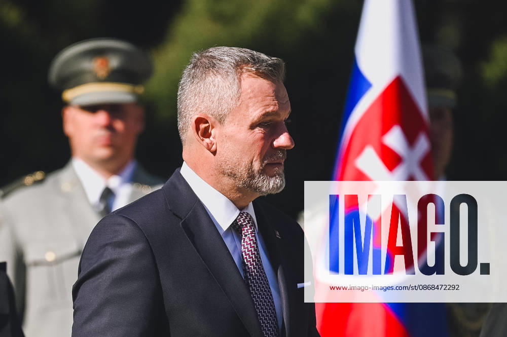 82nd anniversary of the Carpathina-Dukla Operation SVIDNIK, SLOVAKIA – OCTOBER 3: Peter Pellegrini, President of Slovakia arrives to the scene as Slovak officials, military personnel and members of the public gather to commemorate the 82nd anniversary of the Carpathian-Dukla Operation, one of the bloodiest military operations fought on Slovak territory during World War II. The commemorations take place at the Military Historical Museum in Svidnik and at the Dukla battlefield memorial complex, honouring the soldiers who fought and died during the operation, which marked the beginning of the direct liberation of Czechoslovakia. Robert Nemeti Anadolu Svidnik Slovakia. Editorial use only. Please get in touch for any other usage.