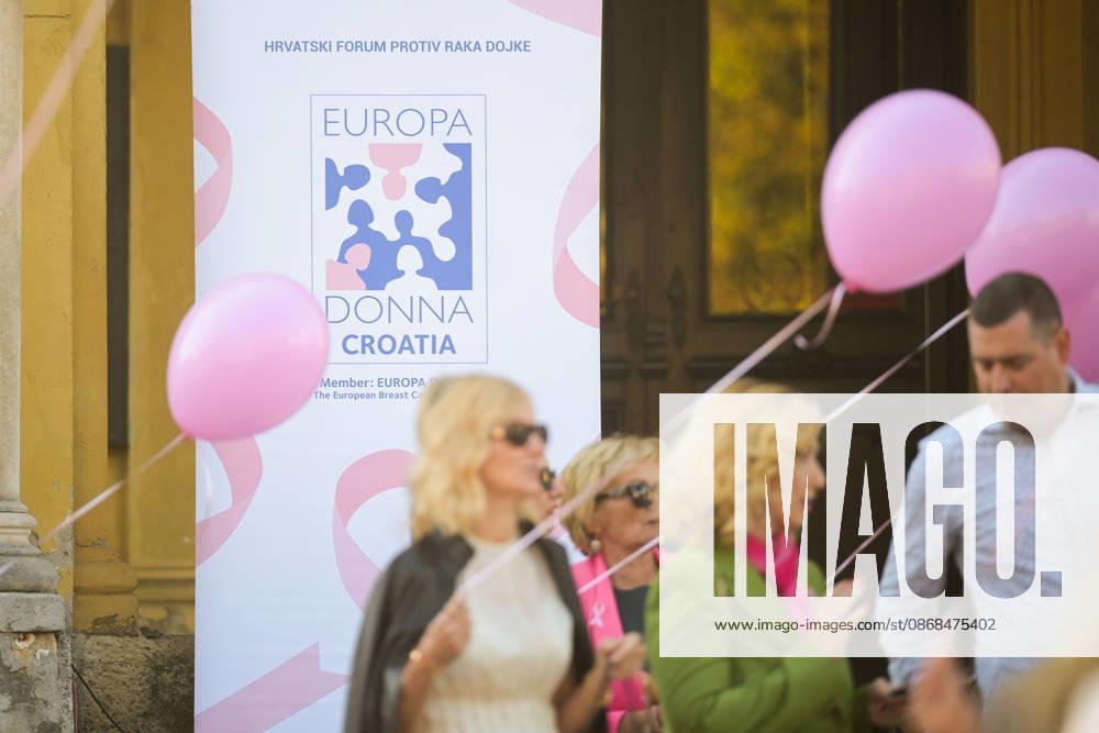 27th Pink Ribbon Day The Europa Donna Croatia association organized the 27th Pink Ribbon Day, dedicated to raising awareness about breast cancer, in Zagreb, Croatia, on October 03, 2026. LucijaxOcko PIXSELL