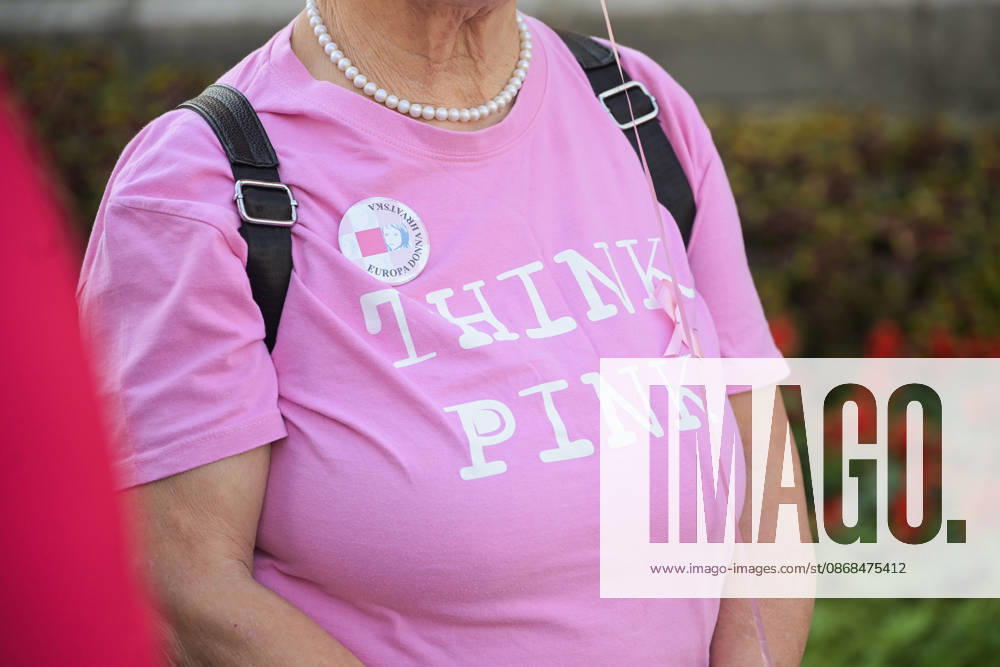 27th Pink Ribbon Day The Europa Donna Croatia association organized the 27th Pink Ribbon Day, dedicated to raising awareness about breast cancer, in Zagreb, Croatia, on October 03, 2026. LucijaxOcko PIXSELL