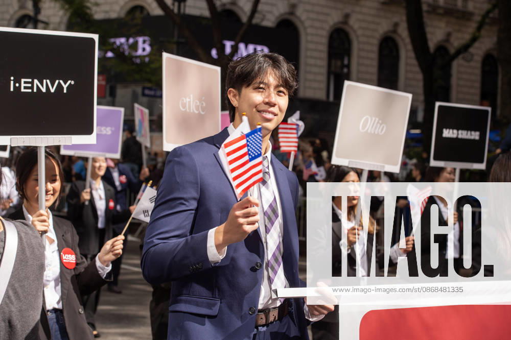 Participants at the 2026 NYC Korean Parade march down Sixth Avenue in Manhattan. New York USA - ZUMAh214 20261003_znp_h214_041