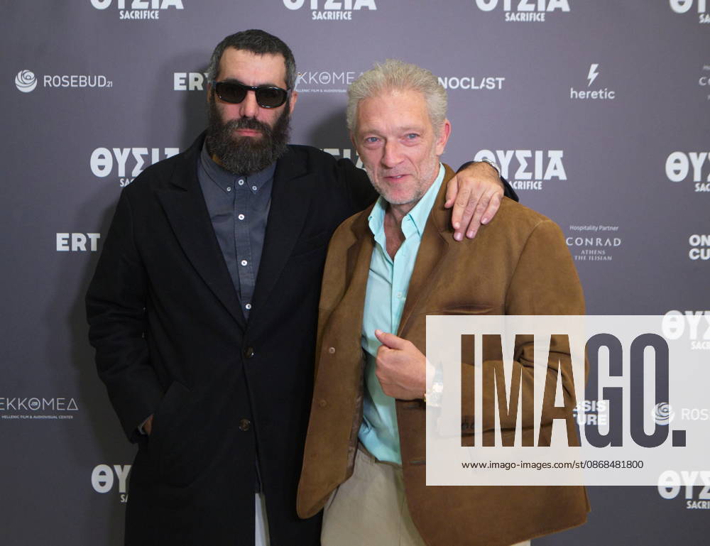 Director Romain Gavras attends the Greek premiere of his new film Sacrifice at the Onassis Stegi in Athens, joined by international guests including Vincent Cassel and Emily Ratajkowski. The film, which features an all-star cast including Anya Taylor-Joy, Chris Evans, Salma Hayek Pinault, John Malkovich and Charli XCX, was presented in Athens following its international premiere in Toronto. Athens Greece - ZUMAv62_ 20261003_zaf_v62_014