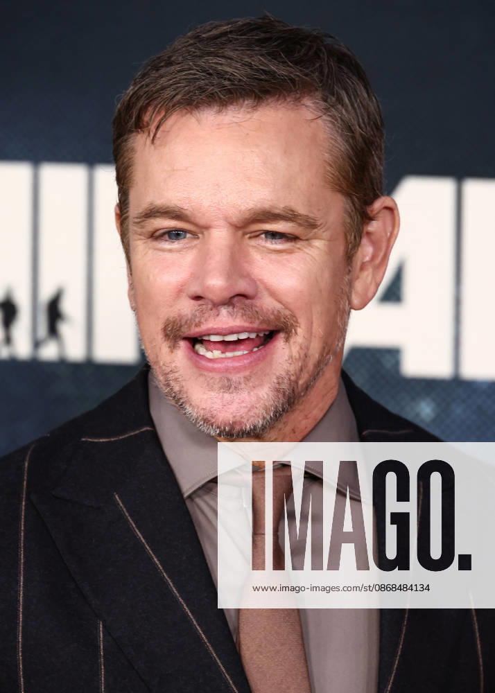 World Premiere Of Netflix s Animals WESTWOOD, LOS ANGELES, CALIFORNIA, USA - OCTOBER 01: Matt Damon arrives at the World Premiere Of Netflix s Animals held at Westwood Village Theater on October 1, 2026 in Westwood, Los Angeles, California, United States. (Photo by Xavier Collin Image Press Agency)
